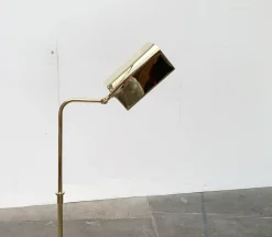 Best Pamono Vintage German Hollywood Regency Style Brass Floor Lamp by Florian Schulz