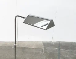 Clearance Pamono Vintage German Hollywood Regency Style Chrome Floor Lamp by Florian Schulz, 1970s