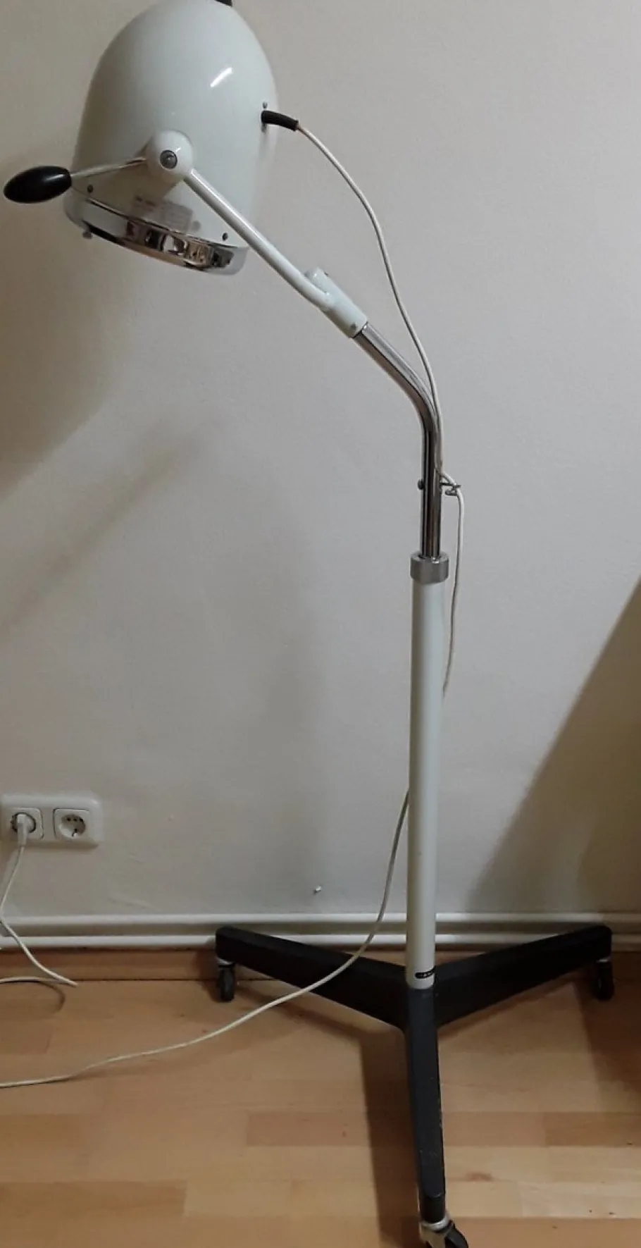 Pamono Vintage German Metal Floor Lamp from Hanaulux