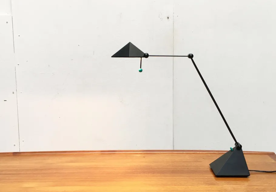 New Pamono Vintage German Postmodern Table Lamp by Lungean + Pellmann for Brilliant Leuchten