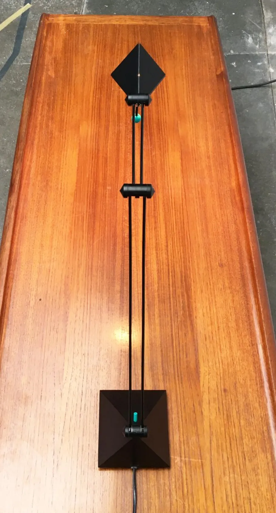 New Pamono Vintage German Postmodern Table Lamp by Lungean + Pellmann for Brilliant Leuchten