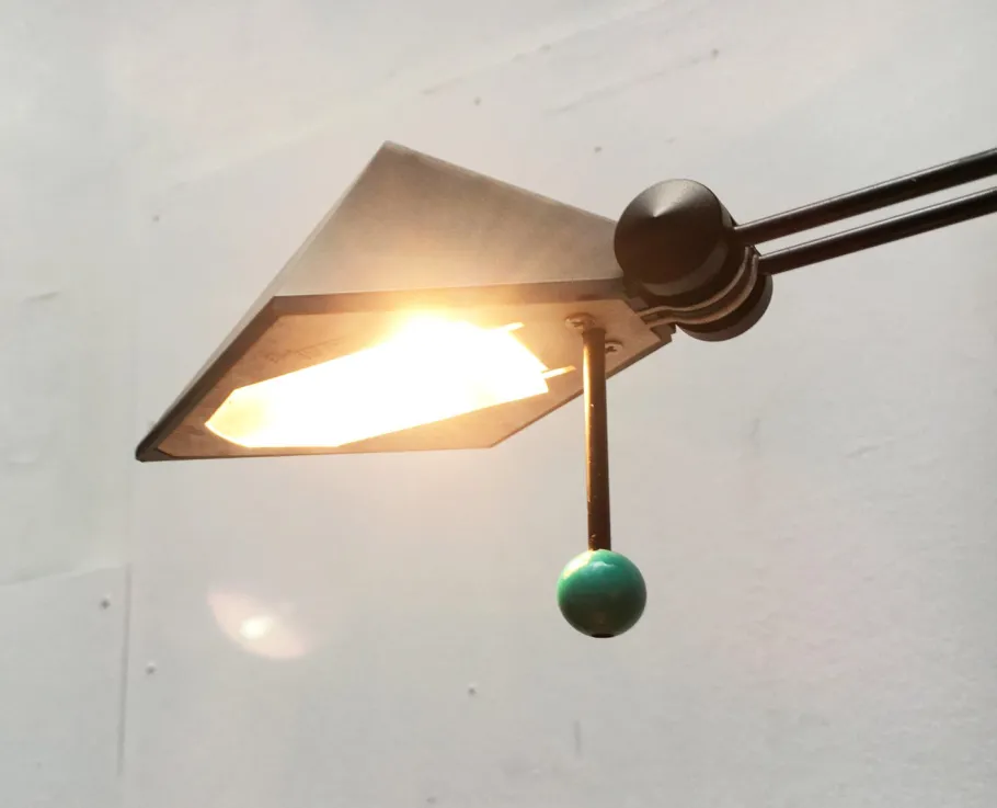 New Pamono Vintage German Postmodern Table Lamp by Lungean + Pellmann for Brilliant Leuchten