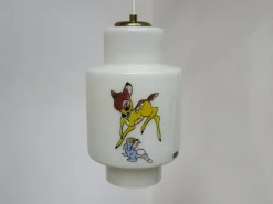 Discount Pamono Vintage Glass & Brass Bambi Wall & Ceiling Lamp Set from Doria Leuchten, Set of 2