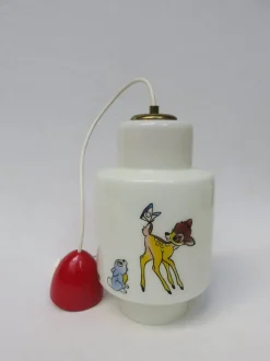 Discount Pamono Vintage Glass & Brass Bambi Wall & Ceiling Lamp Set from Doria Leuchten, Set of 2