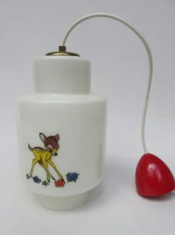 Discount Pamono Vintage Glass & Brass Bambi Wall & Ceiling Lamp Set from Doria Leuchten, Set of 2