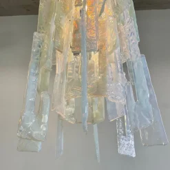 Clearance Pamono Vintage Glass Chandelier by Carlo Nason for AV Mazzega, 1960s