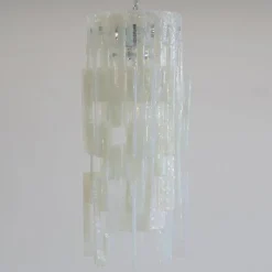 Clearance Pamono Vintage Glass Chandelier by Carlo Nason for AV Mazzega, 1960s