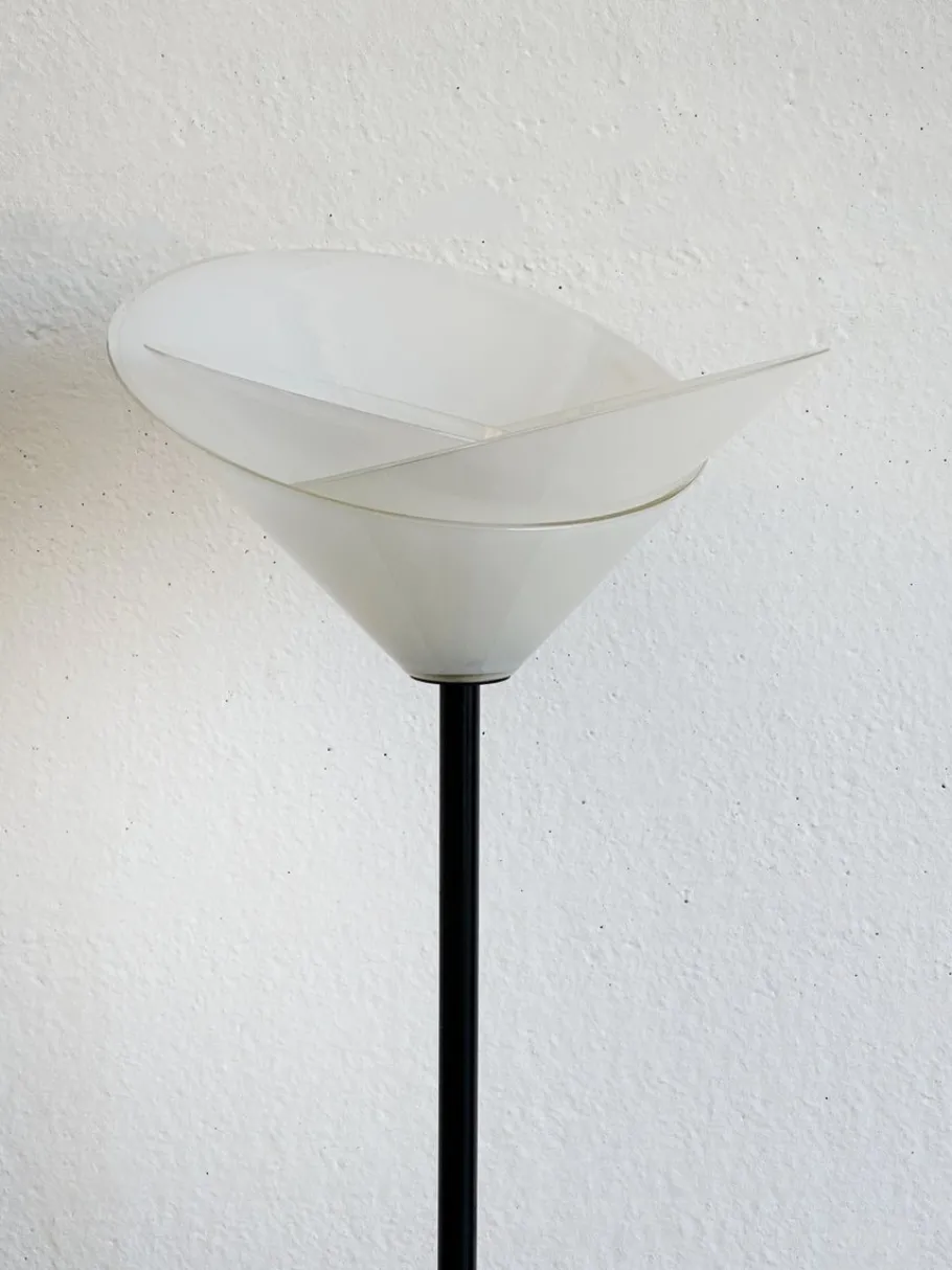 Best Pamono Vintage Glass Flower Floor Lamp from Mazzega, 1980s