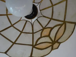 Sale Pamono Vintage Glass Pendant Light, 1970s