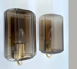 Discount Pamono Vintage Glass Sconces from Glashütte Limburg, 1970s, Set of 2