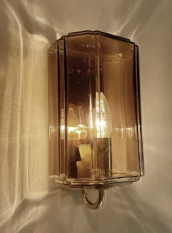 Discount Pamono Vintage Glass Sconces from Glashütte Limburg, 1970s, Set of 2