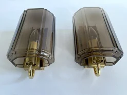 Discount Pamono Vintage Glass Sconces from Glashütte Limburg, 1970s, Set of 2