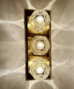 New Pamono Vintage Glass Sconces from Peill & Putzler, 1970s, Set of 2