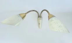 Discount Pamono Vintage Glass Sconces, 1950s, Set of 2