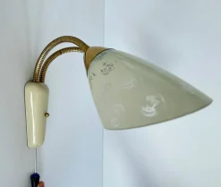 Discount Pamono Vintage Glass Sconces, 1950s, Set of 2