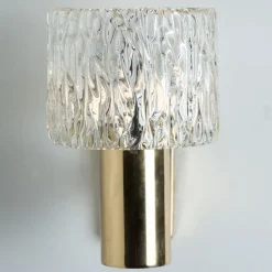 Hot Pamono Vintage Glass Torch Wall Sconces by Fagerlund for Orrefors, 1960s, Set of 2