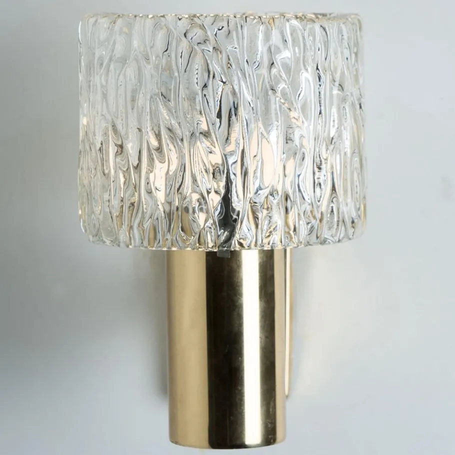 Hot Pamono Vintage Glass Torch Wall Sconces by Fagerlund for Orrefors, 1960s, Set of 2