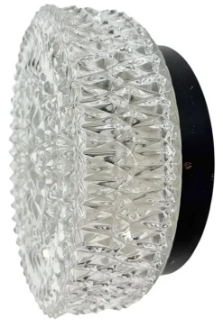 Best Pamono Vintage Glass Wall Light from Napako, 1970s