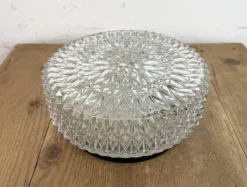 Best Pamono Vintage Glass Wall Light from Napako, 1970s