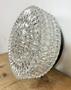 Best Pamono Vintage Glass Wall Light from Napako, 1970s