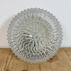 Best Pamono Vintage Glass Wall Light from Napako, 1970s