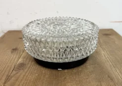 Best Pamono Vintage Glass Wall Light from Napako, 1970s