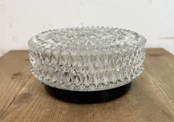 Best Pamono Vintage Glass Wall Light from Napako, 1970s