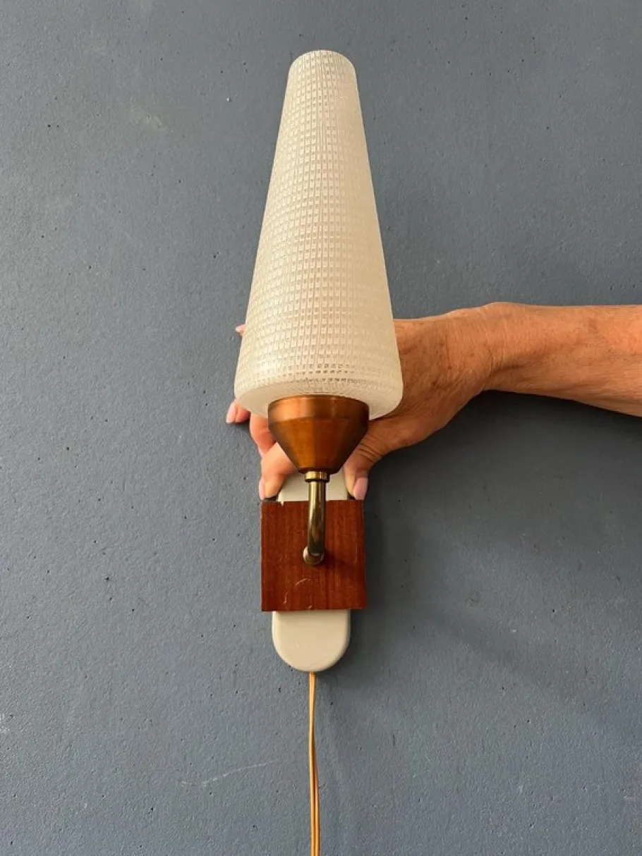 Sale Pamono Vintage Glass Wall Sconce