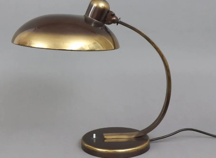 Discount Pamono Vintage Golden President 6750 Table Lamp by Christian Dell for Kaiser Dell, 1950s
