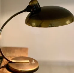 Discount Pamono Vintage Golden President 6750 Table Lamp by Christian Dell for Kaiser Dell, 1950s