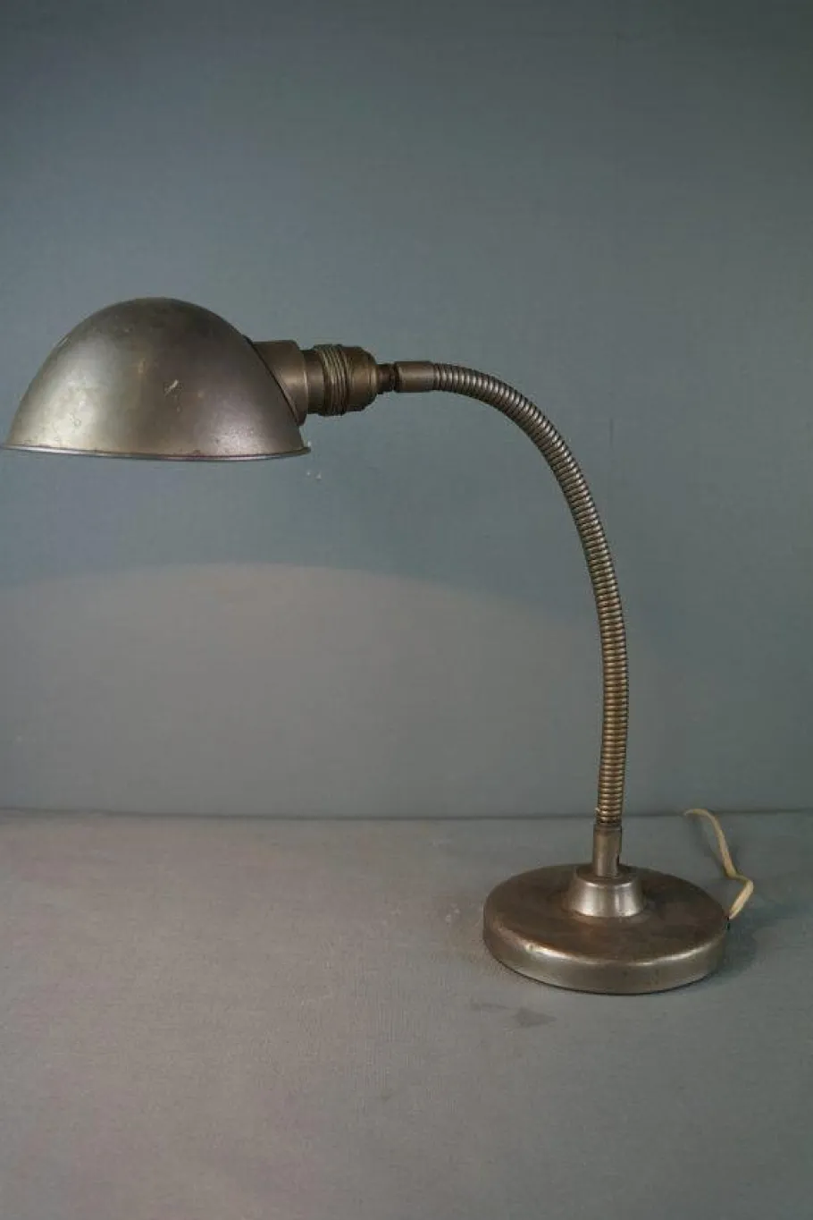 Pamono Vintage Goose Neck Metal Desk Lamp