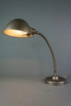 Pamono Vintage Goose Neck Metal Desk Lamp