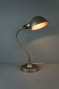 Pamono Vintage Goose Neck Metal Desk Lamp