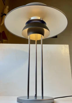 Discount Pamono Vintage Gray Ph 5 Table Lamp by Poul Henningsen - Louis Poulsen, 1990s