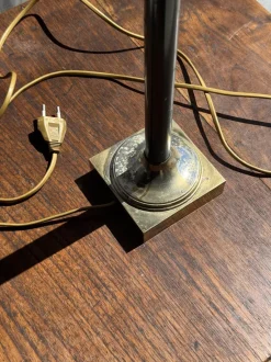 Discount Pamono Vintage Green and Gold Table Lamp, 1980s