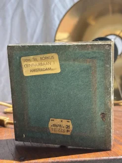 Discount Pamono Vintage Green and Gold Table Lamp, 1980s