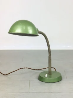 Discount Pamono Vintage Green Gooseneck Table Lamp