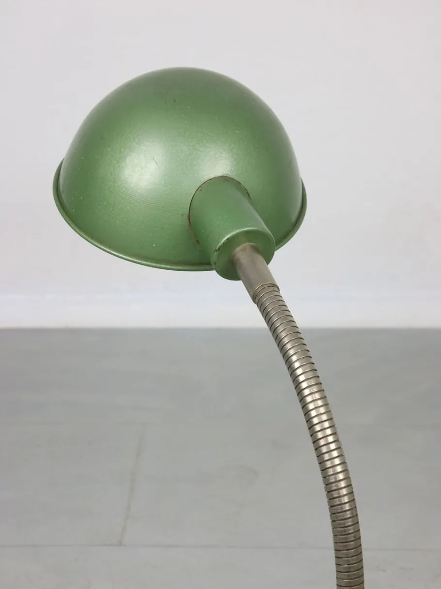 Discount Pamono Vintage Green Gooseneck Table Lamp