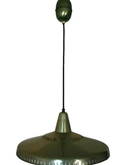 Hot Pamono Vintage Green Metal Ceiling Lamp, 1950s