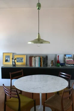 Hot Pamono Vintage Green Metal Ceiling Lamp, 1950s