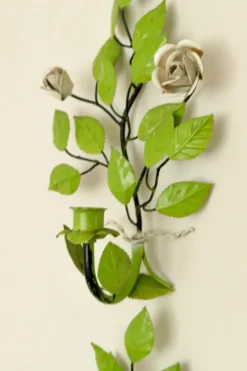 Best Pamono Vintage Green Metal Wall Sconce, Set of 2