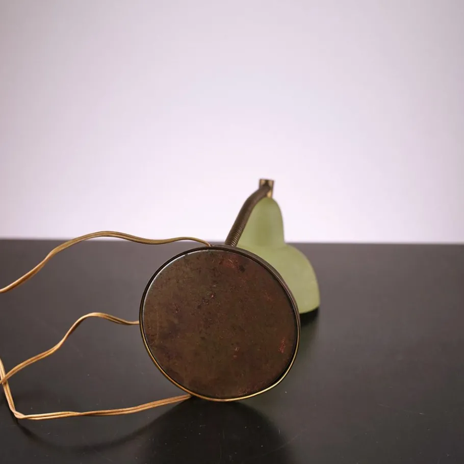 Clearance Pamono Vintage Green Table Lamp