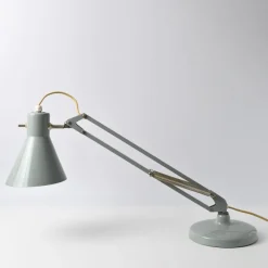 New Pamono Vintage Grey Luxo L-9 Desk Lamp, 1960s