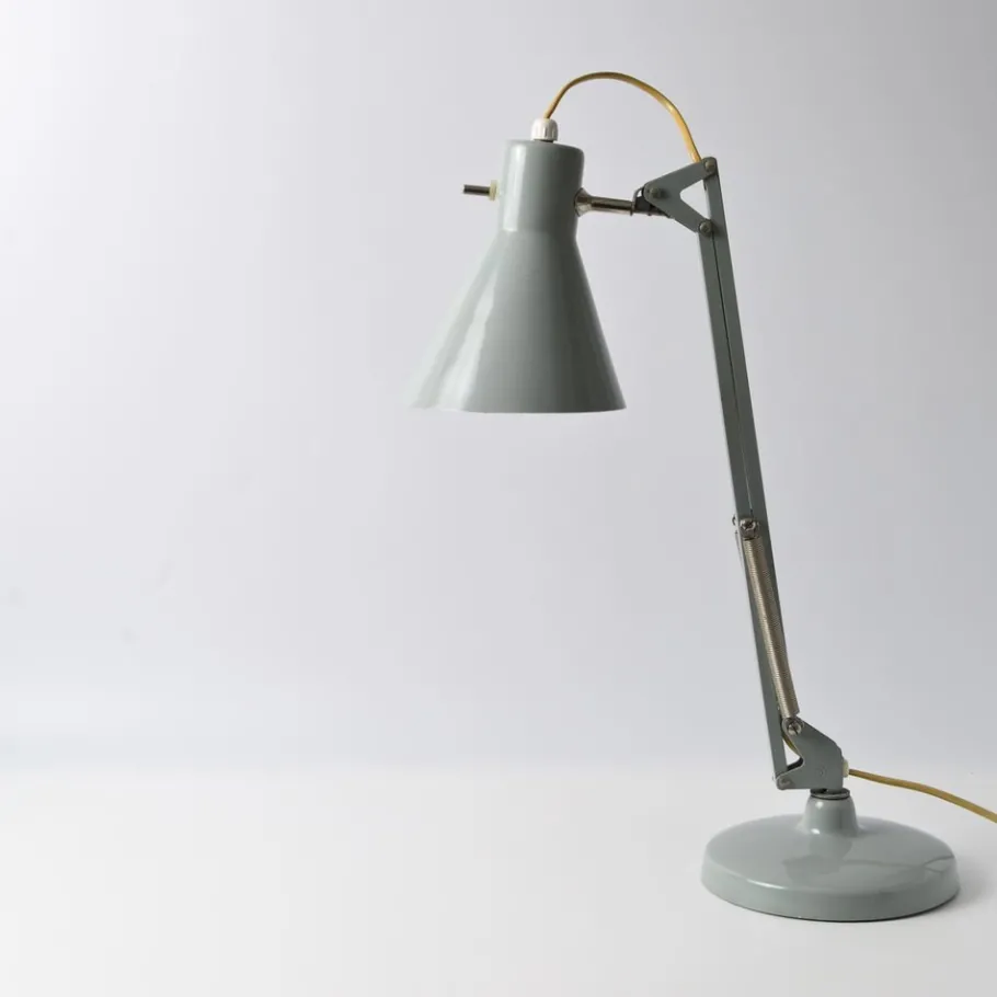 New Pamono Vintage Grey Luxo L-9 Desk Lamp, 1960s