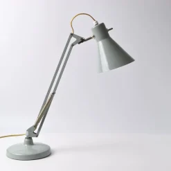 New Pamono Vintage Grey Luxo L-9 Desk Lamp, 1960s