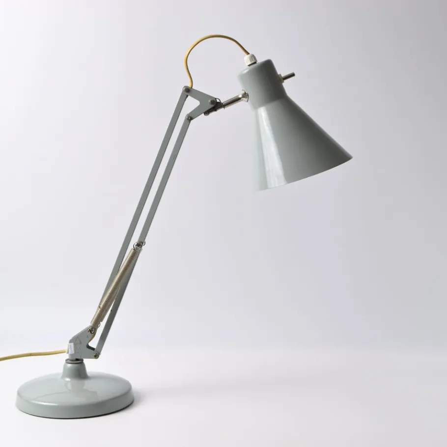 New Pamono Vintage Grey Luxo L-9 Desk Lamp, 1960s