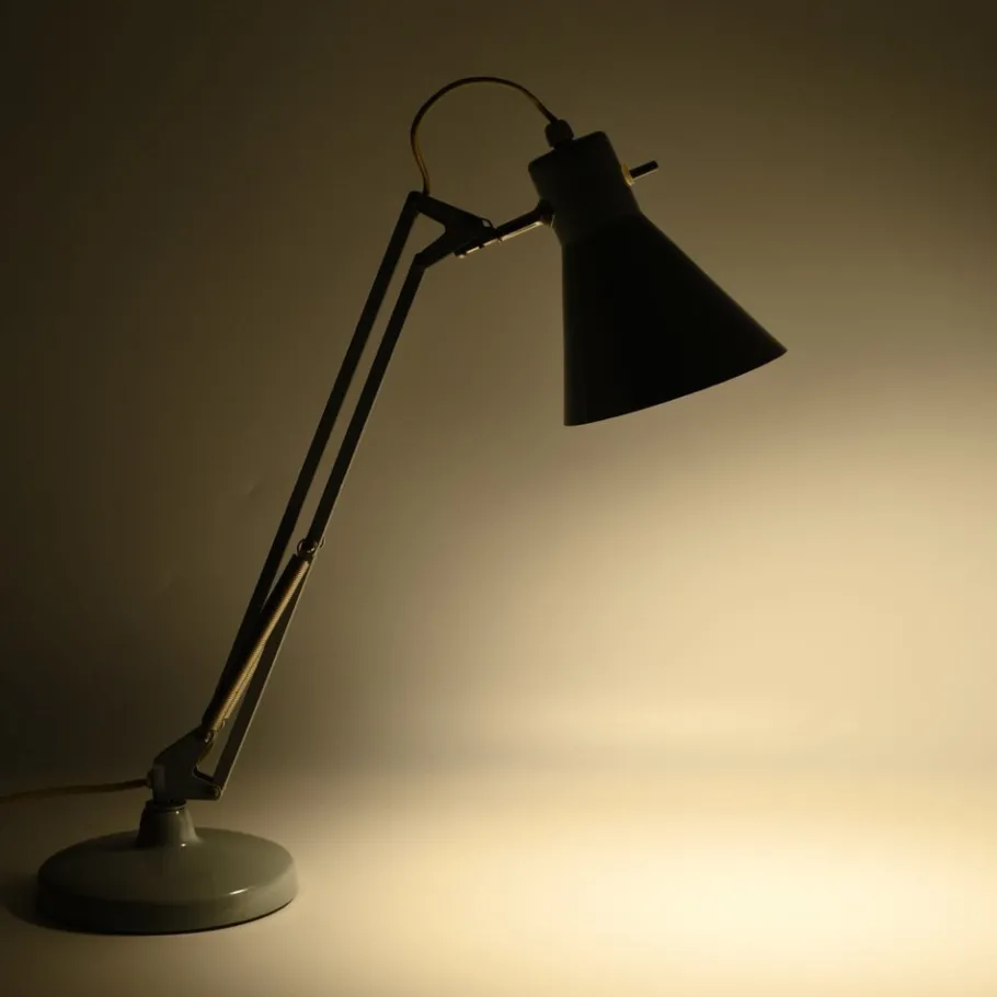 New Pamono Vintage Grey Luxo L-9 Desk Lamp, 1960s