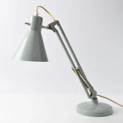New Pamono Vintage Grey Luxo L-9 Desk Lamp, 1960s