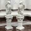 Hot Pamono Vintage Griffins on Architectural Columns, Set of 2