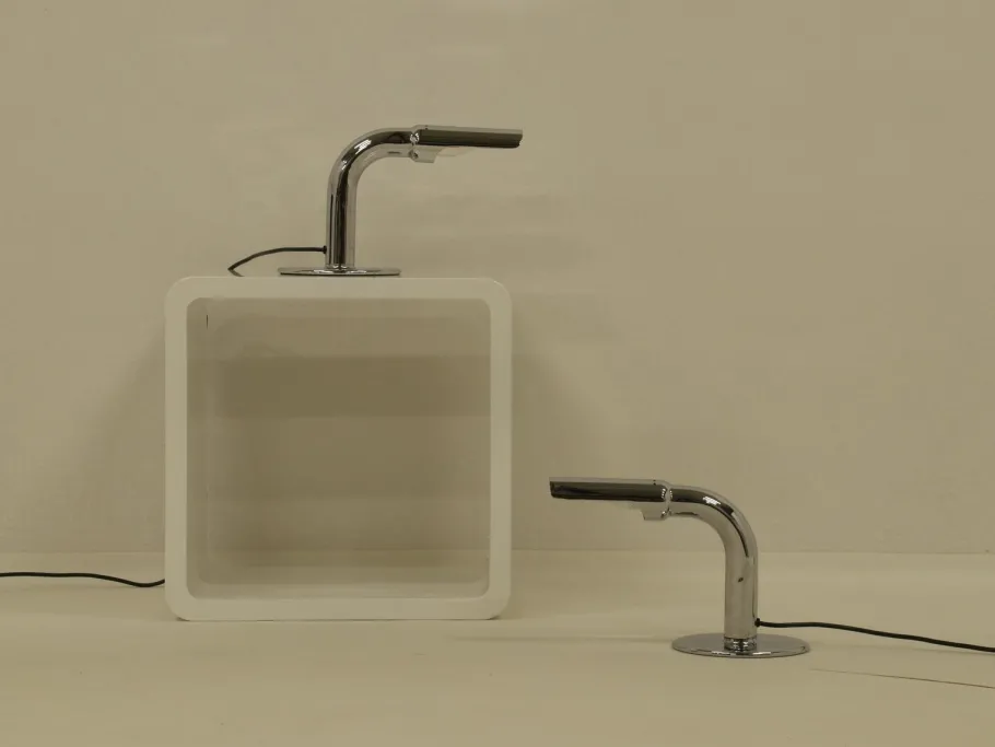 Pamono Vintage Gulp Tables Lamps by Ingo Maurer for Design M, Germany, 1960s, Set of 2